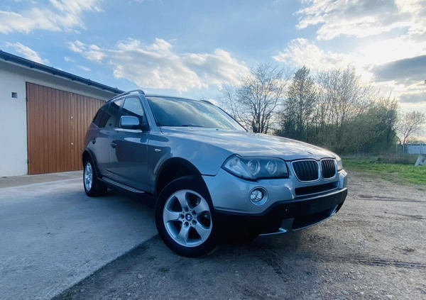BMW X3 cena 31900 przebieg: 170896, rok produkcji 2008 z Kutno małe 277